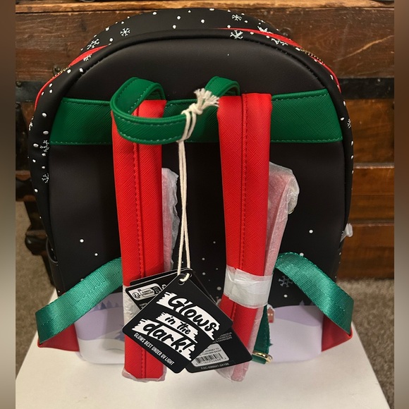 Loungefly Disney Night Before Christmas Night Town Carousel Mini Backpack - NWT main image 4